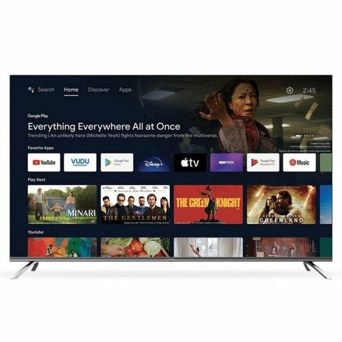Strong 55 Zoll Ultra HD Android TV sw (silber)