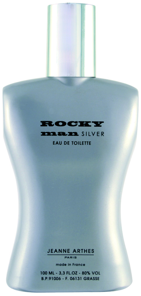 Jeanne Arthes Pánska toaletná voda - Rocky Man Silver, 100ml