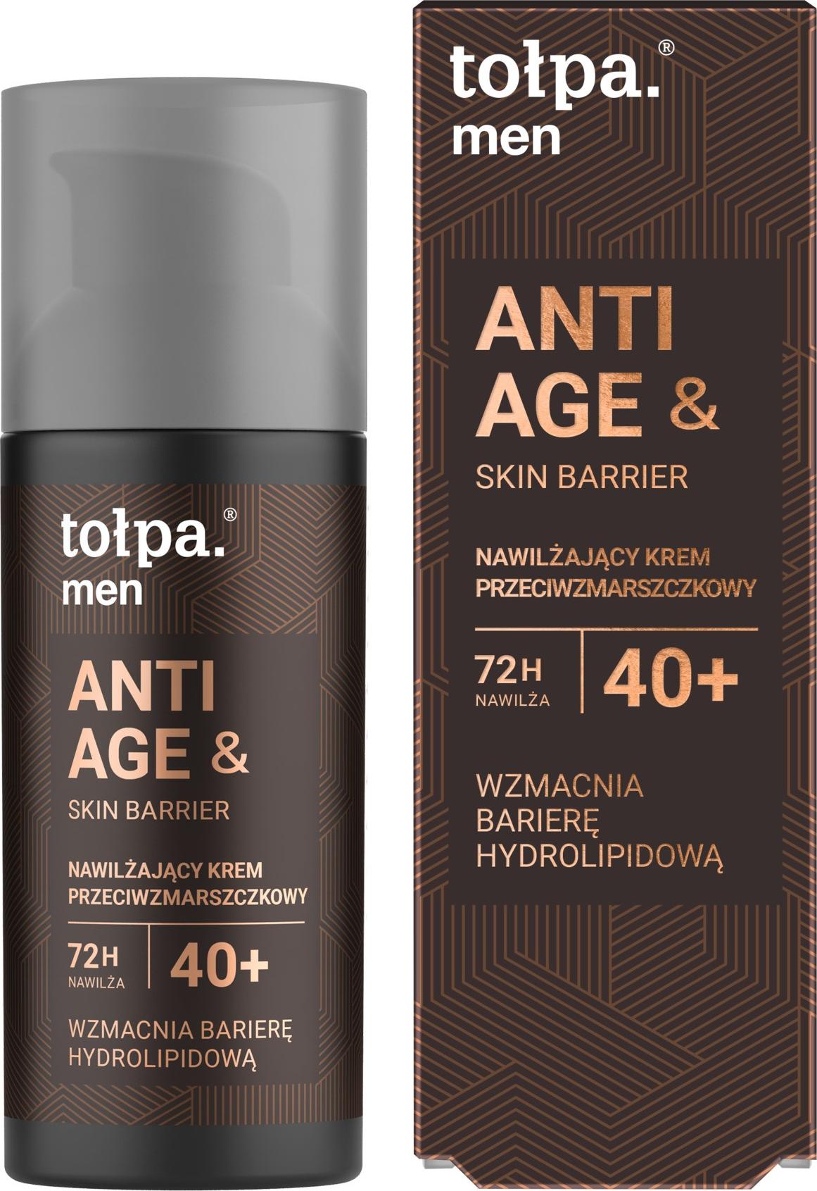 TOPA Men Anti-Age & Hautbarriere 40+ Feuchtigkeitsspendende Anti-Falten-Creme 50 ml