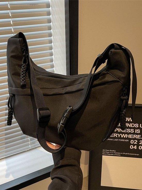 OEM Nylon-Kreis-Übernächtetäschchen für Damen – Leichtes, verstellbares Schultertäschchen – Bequemes Reisetäschchen – Sling-Tasche 2026