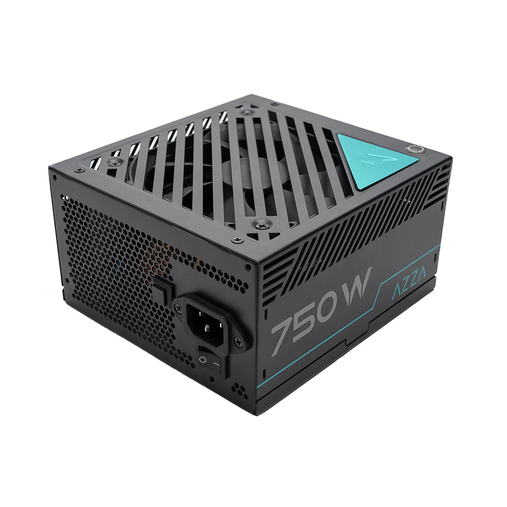 Azza PSAZ 750G, 750 W, 100 - 240 V, 20+4 pin ATX, Vollständig modular, PC, ATX