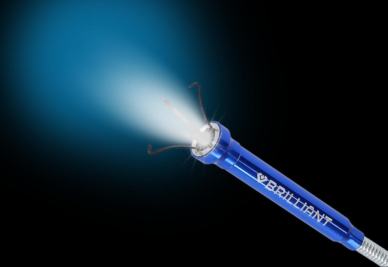 Brilliant Tools Krallengreifer mit Magnet und LED, formbar BT115907