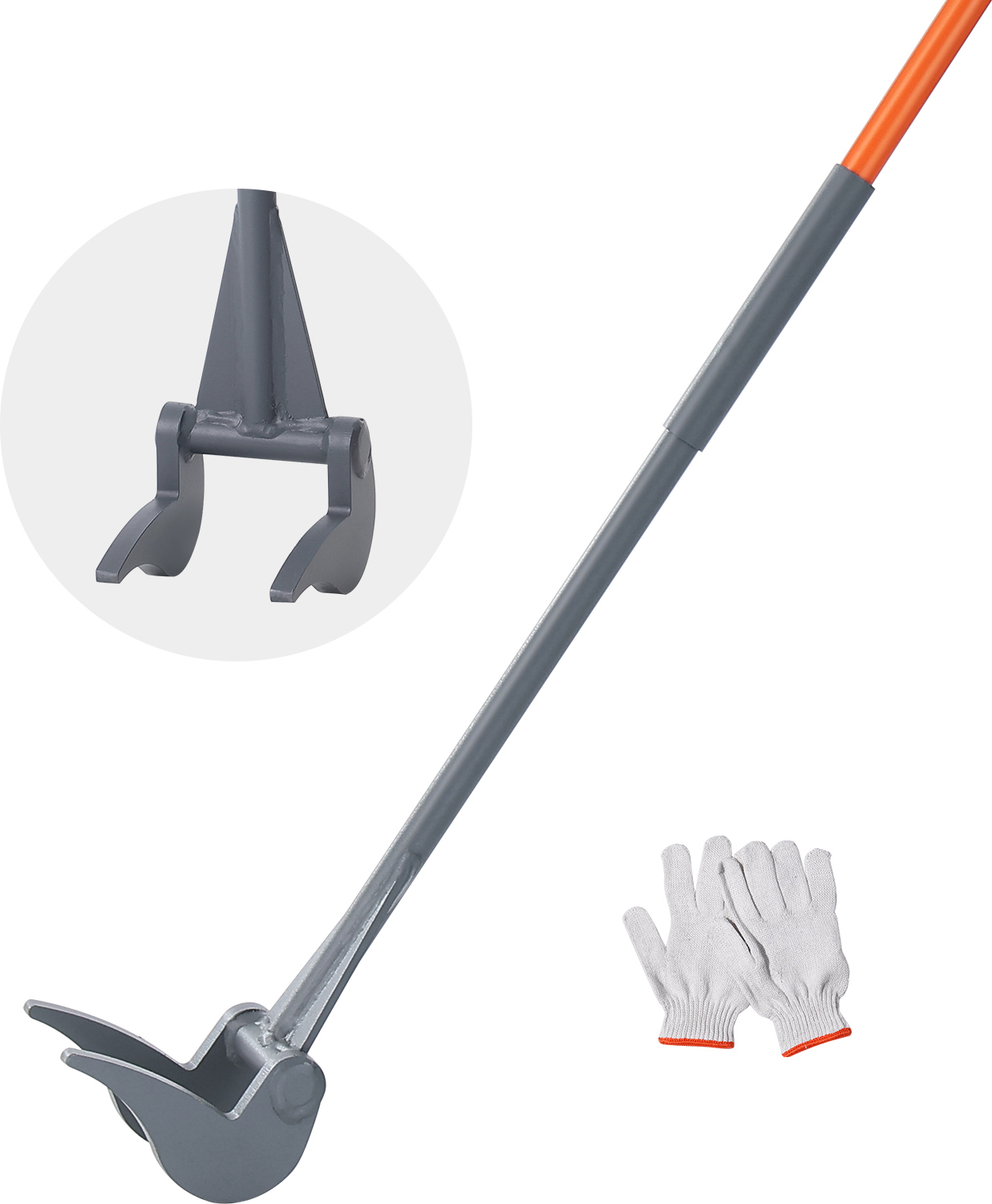 VEVOR lámanie paliet 137,2 cm paletový zdvihák 907 kg nosnosť Q235 uhlíková oceľ odlamovacia a páková tyč vrátane rukavíc Pallet Buster univerzálna konštrukcia