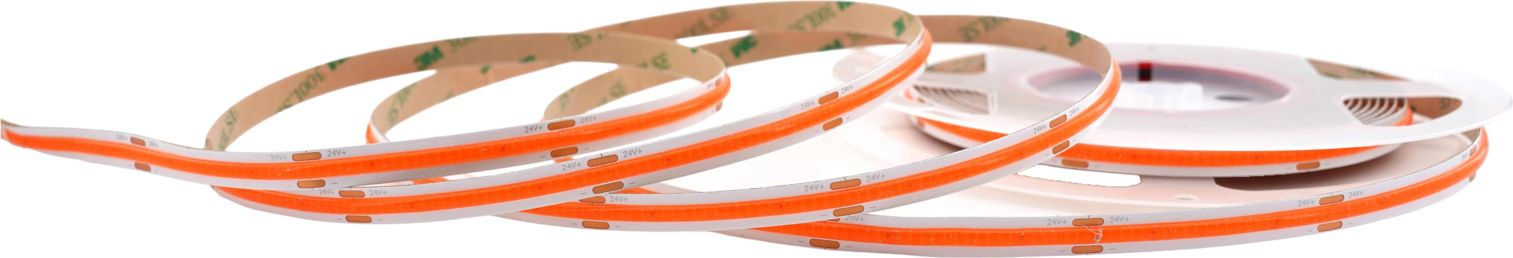 SK-LED COB LED Streifen 24V – 480 LEDs/m – 8 mm – 10W/m – Pink – IP33 – homogener Lichtstreifen