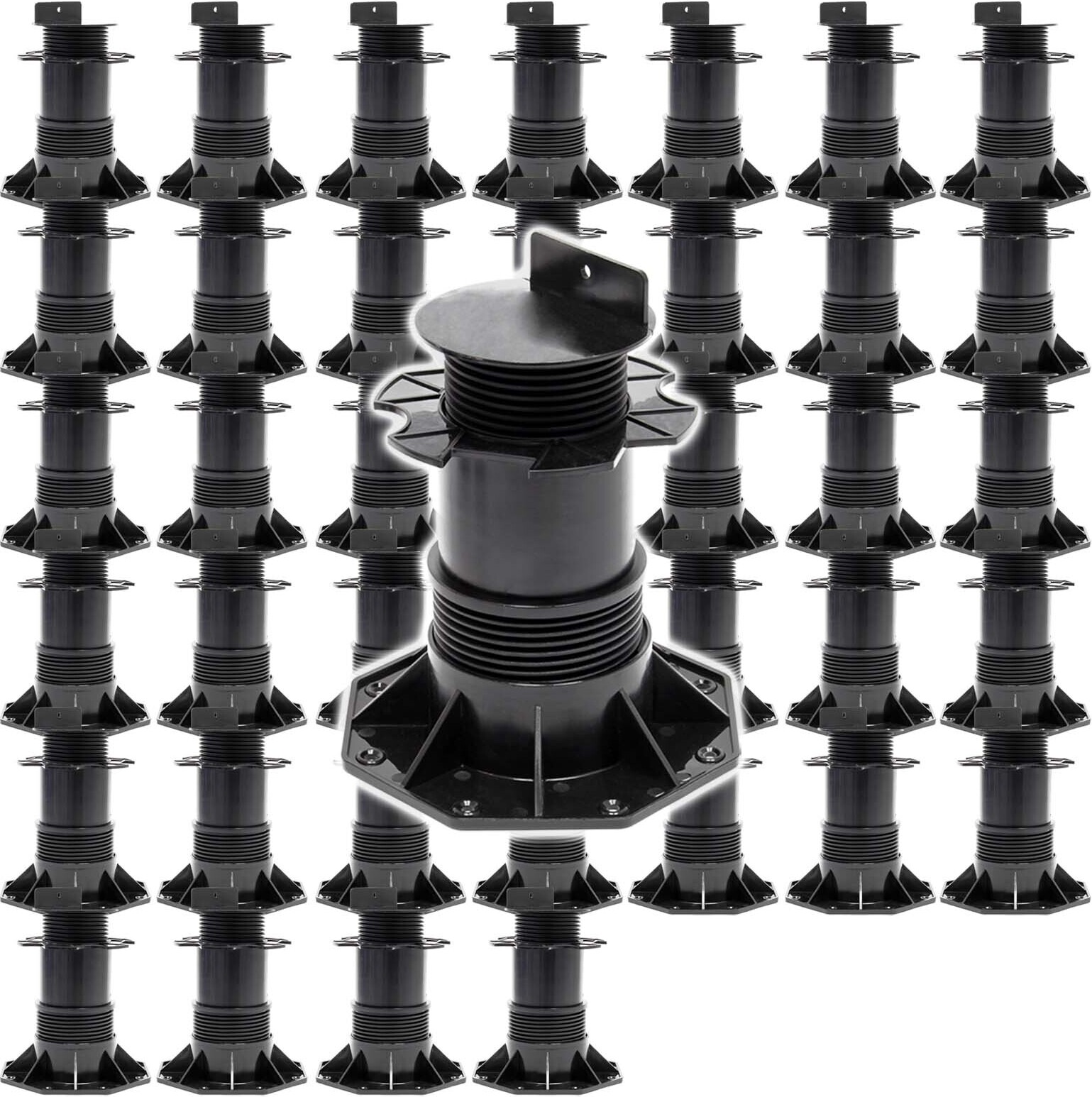 XPOtool Stelzlager 100er Set - Höhenverstellbar Für Terrassen Bis 2700kg