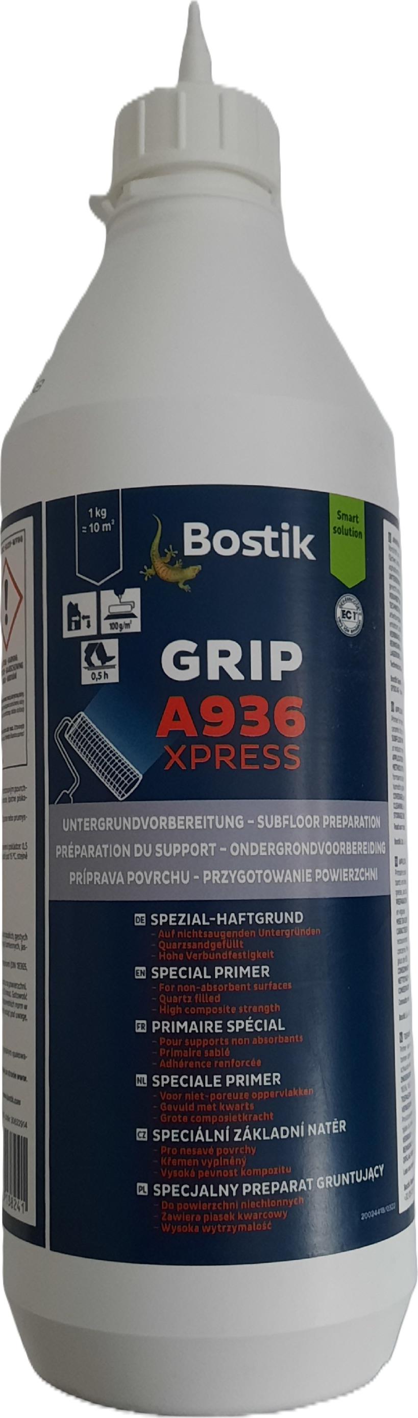Bostik Grip A936 Xpress 1Kg Flasche Wand Boden quarzgefüllter Vorstrich-Haftgrund 30622914