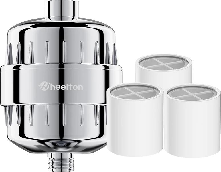 OEM Duschfilter, Chlorentfernung, Schwermetallreduktion, 1 Gehäuse x 4 Filter 47