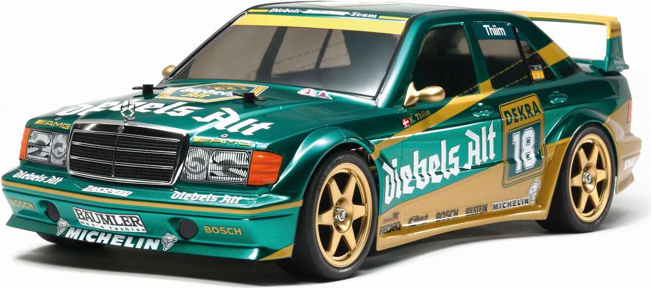 TAMIYA RC Bausatz Mercedes 190E Zakspeed DTM 1:10 TT-01E Elektromodell 300058638