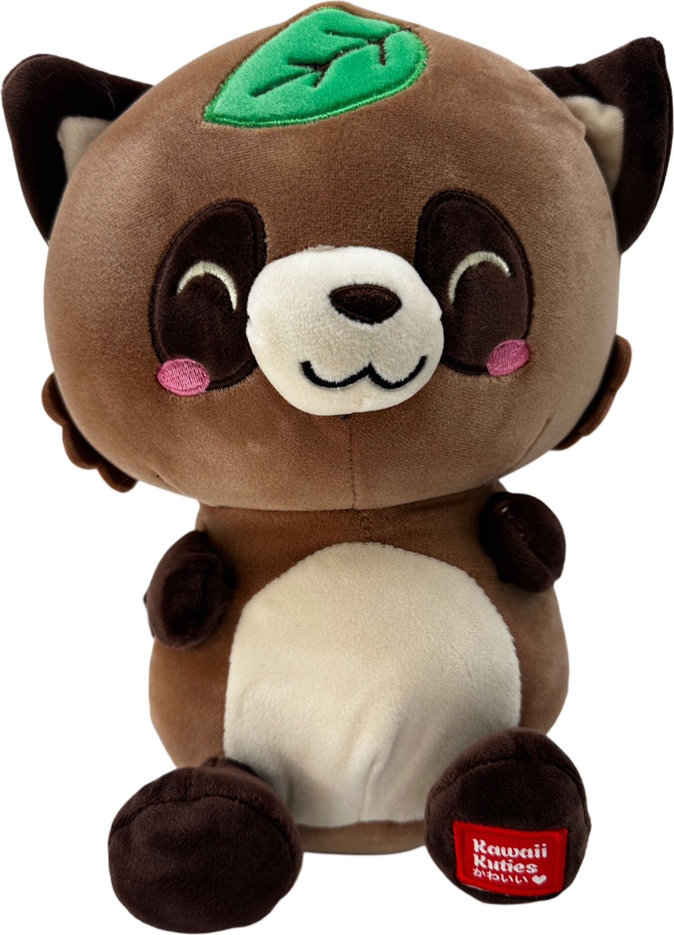 KAWAII Kuties Plüsch Kuscheltier Plüsch Plüschfigur Teddybär Stofftier für Kinder 24 cm Waschbär Anime Kawaii Plush Stofftier Cute Plushie Halloween Geschenke