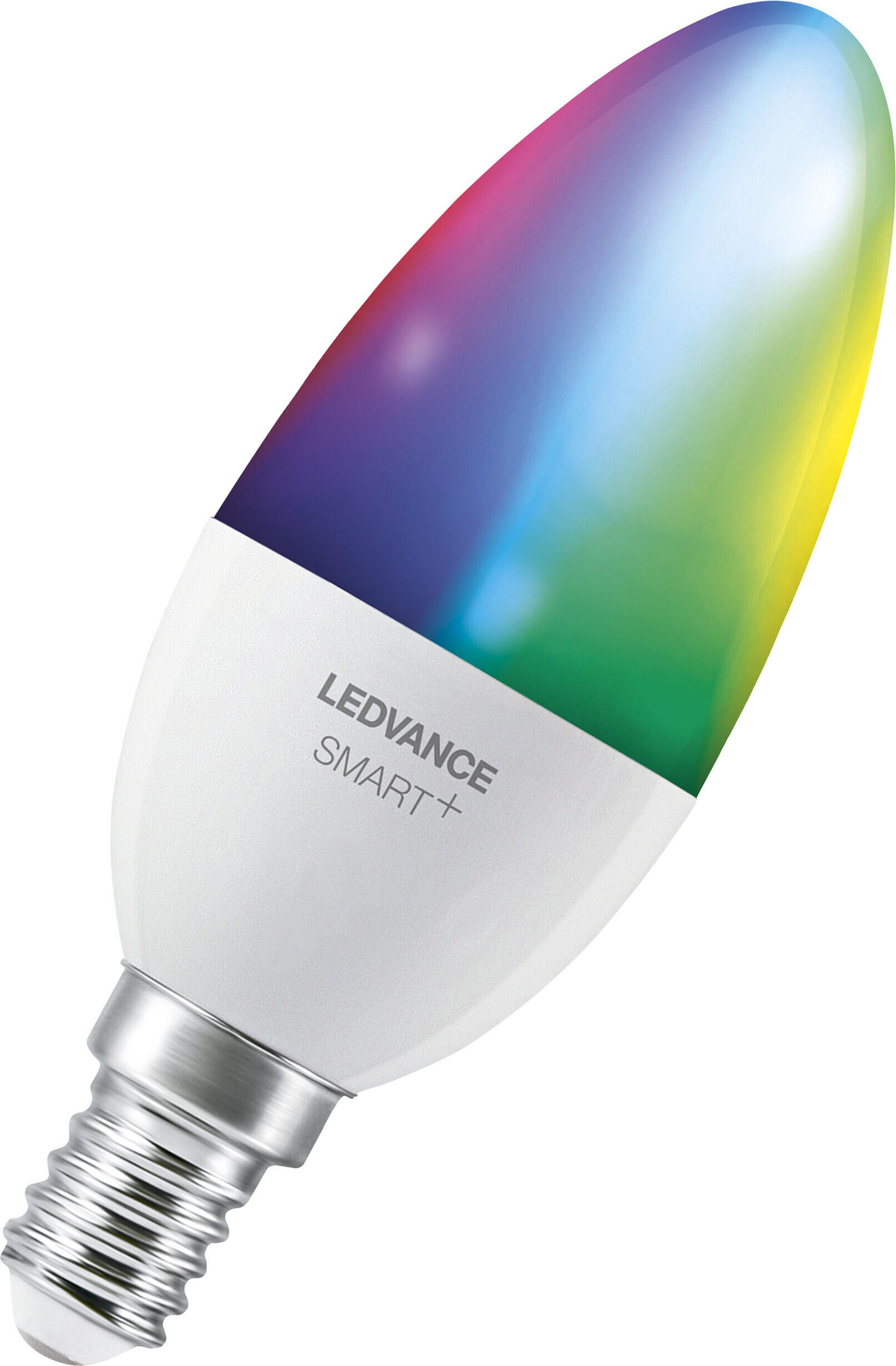 LEDVANCE Smarte LED-Lampe WiFi-Technologie E14-Sockel matte Optik ,RGBW-Farben (27,99) AC422320355