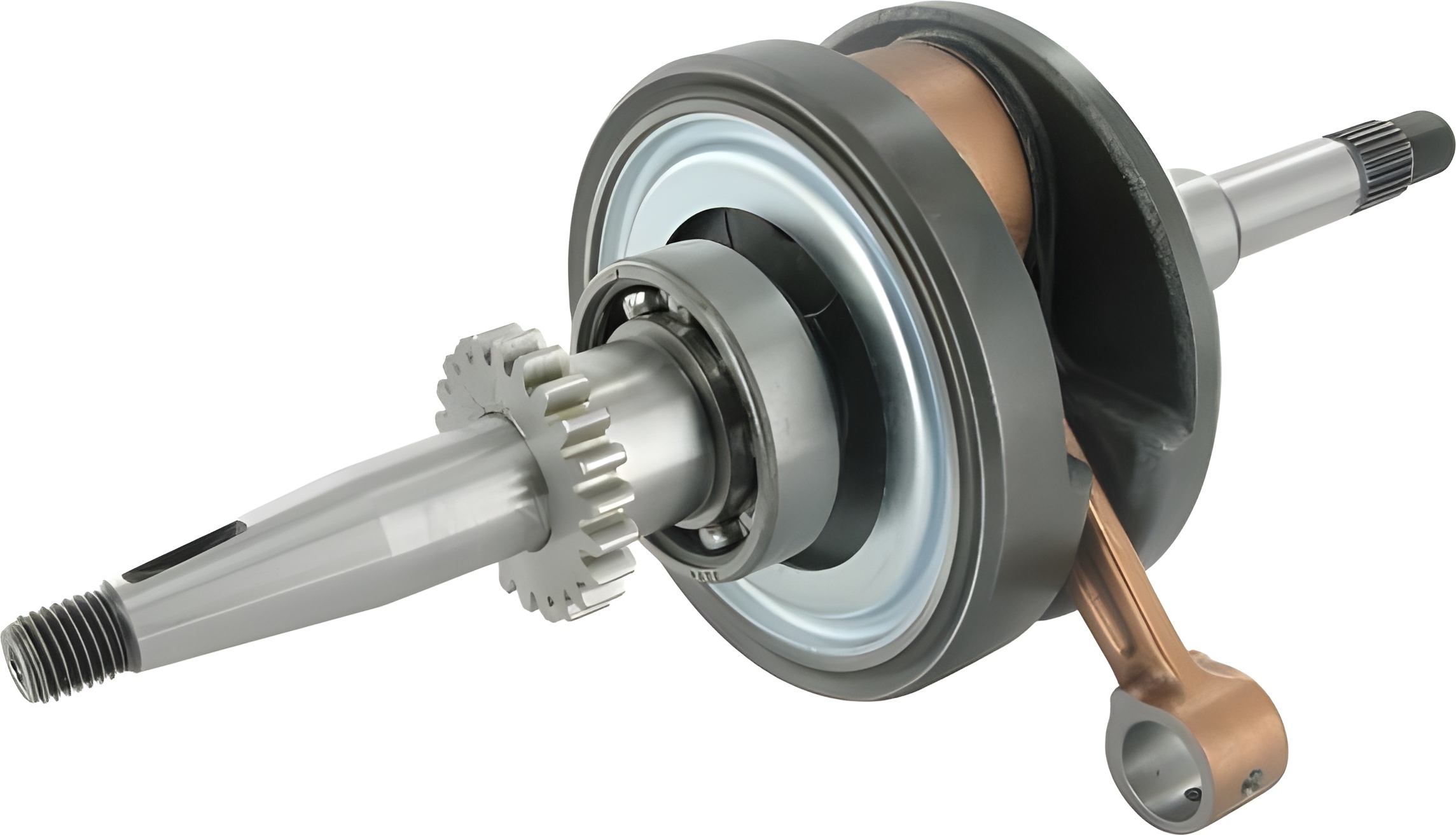 Kurbelwelle Motoforce Standard, 22 Zähne (4-Takt) Motorentyp 139QMA / 139QMB Baumarkt, Chinaroller, 4-Takter, Baotian, BT49QT, Rocky, Benzhou, City Star, Formular 2000, 3000, One, Retro YY50QT, Buffalo, Silver, Speedy, Tanco, TVZ, Warrior, Wind, ZX, Dotero, Epella, GMX, Ering, Red Wing, Silver Fox, Smart Rider, Sprint, Flex, Tech Fun, Hurrican, Topdrive, Topspeed, Huatian, HAT, Italjet , Mini, Jack Eco GT, Speed JMSTAR, Accipiter, Breeze, Eagle, Falcon, Sunny, Z-Bike, Zeus, Jonway, Kymco, Ag...