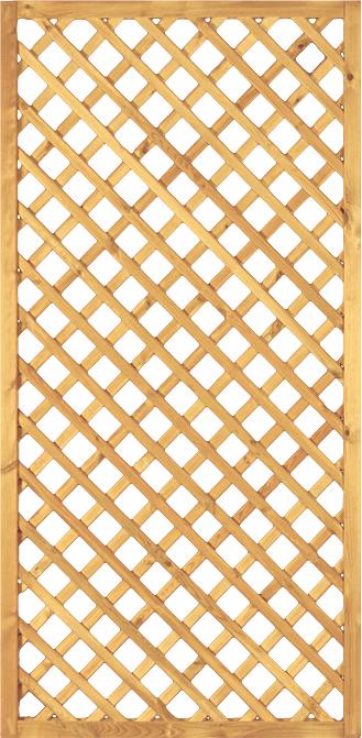 Tetzner & Jentzsch T&J DIAGONAL Rankzaun 6 x 6 / 90 x 180 cm DIAGONAL 60 x 60 / 900 x 1800 mm