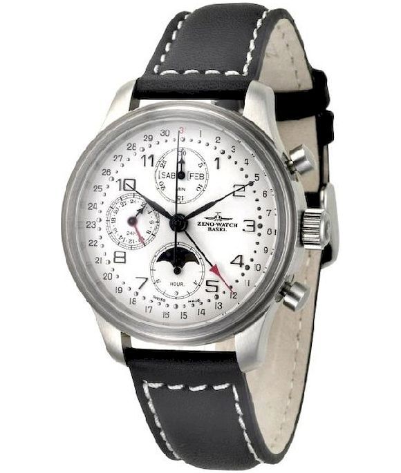 Zeno-Watch - Náramkové hodinky - Pánske - Chrono - NC Retro - 9557VKL-e2