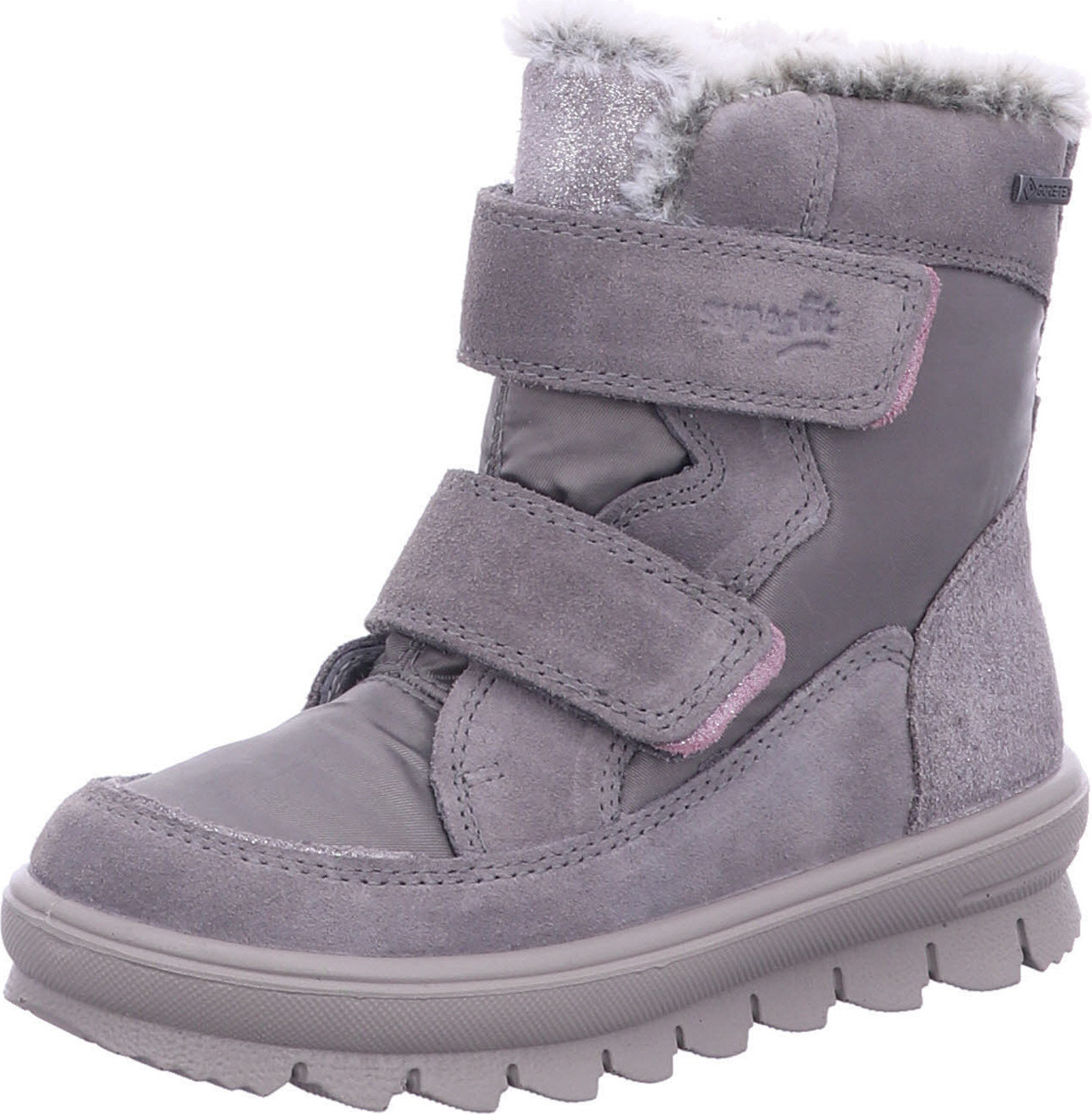Superfit Mädchen Stiefel, grau(graupink (2000)), Gr. 29 1-000218-2000
