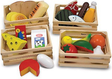 Melissa & Doug Lebensmittel-Lernset nach Lebensmittelgruppen