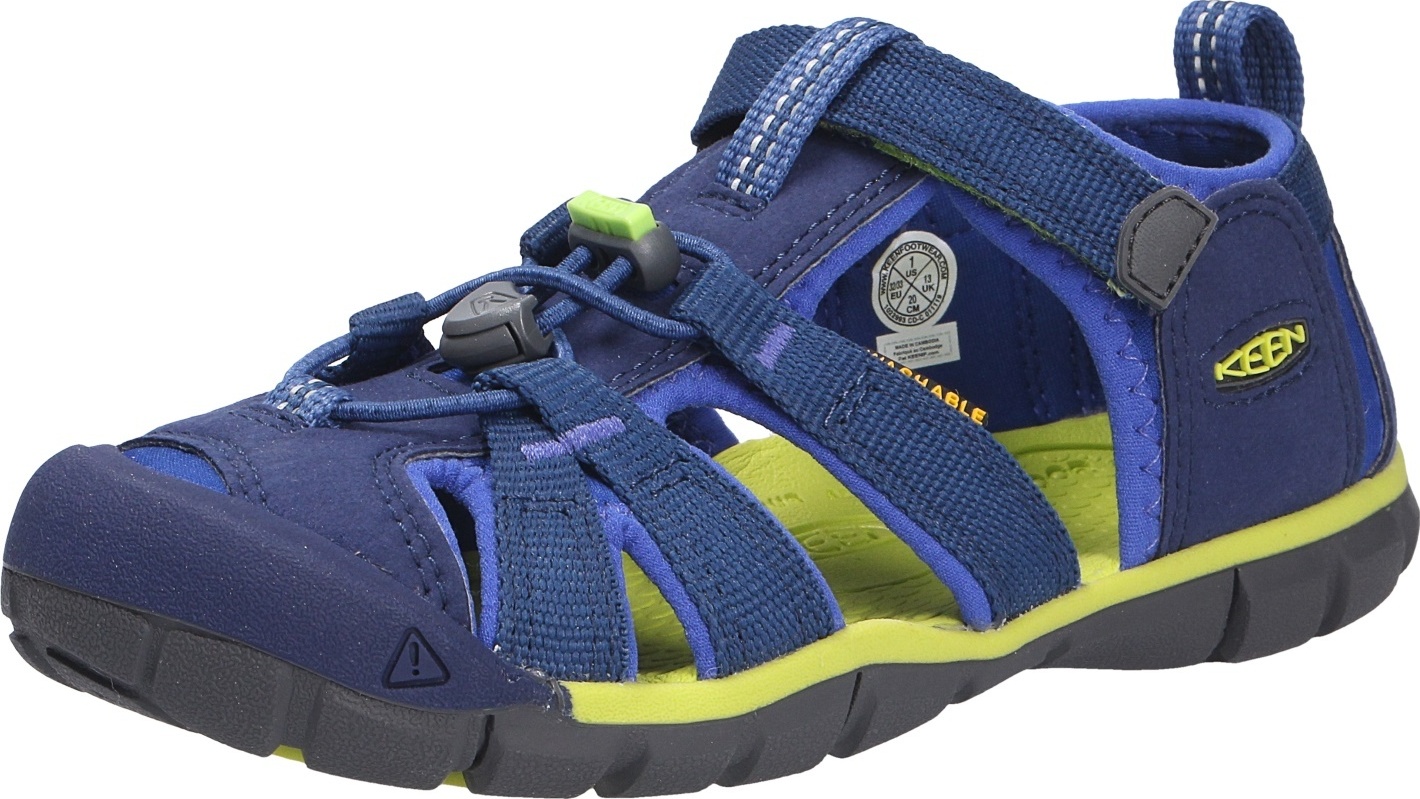 Keen Herren Riemchensandalen SEACAMP II CNX 27589-29, 27589-30, 27589-31 KEE-1028842 Dark Olive/Gold Flame 29 [Kinderschuhe]