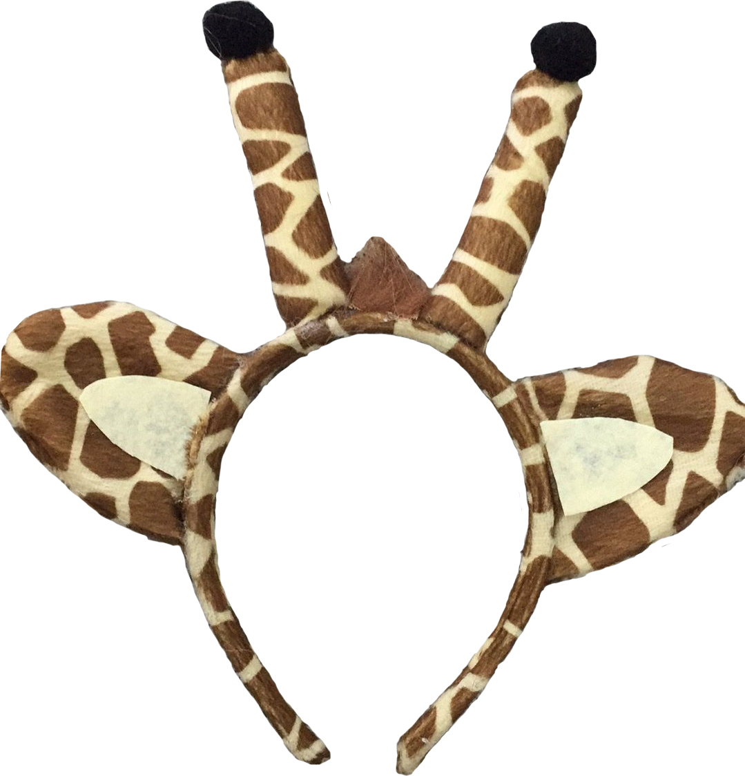 NET TOYS Giraffenkostüm Set – Mit Haarreif, Schwanz, Hörnern & Ohren, Einheitsgröße Erwachsene