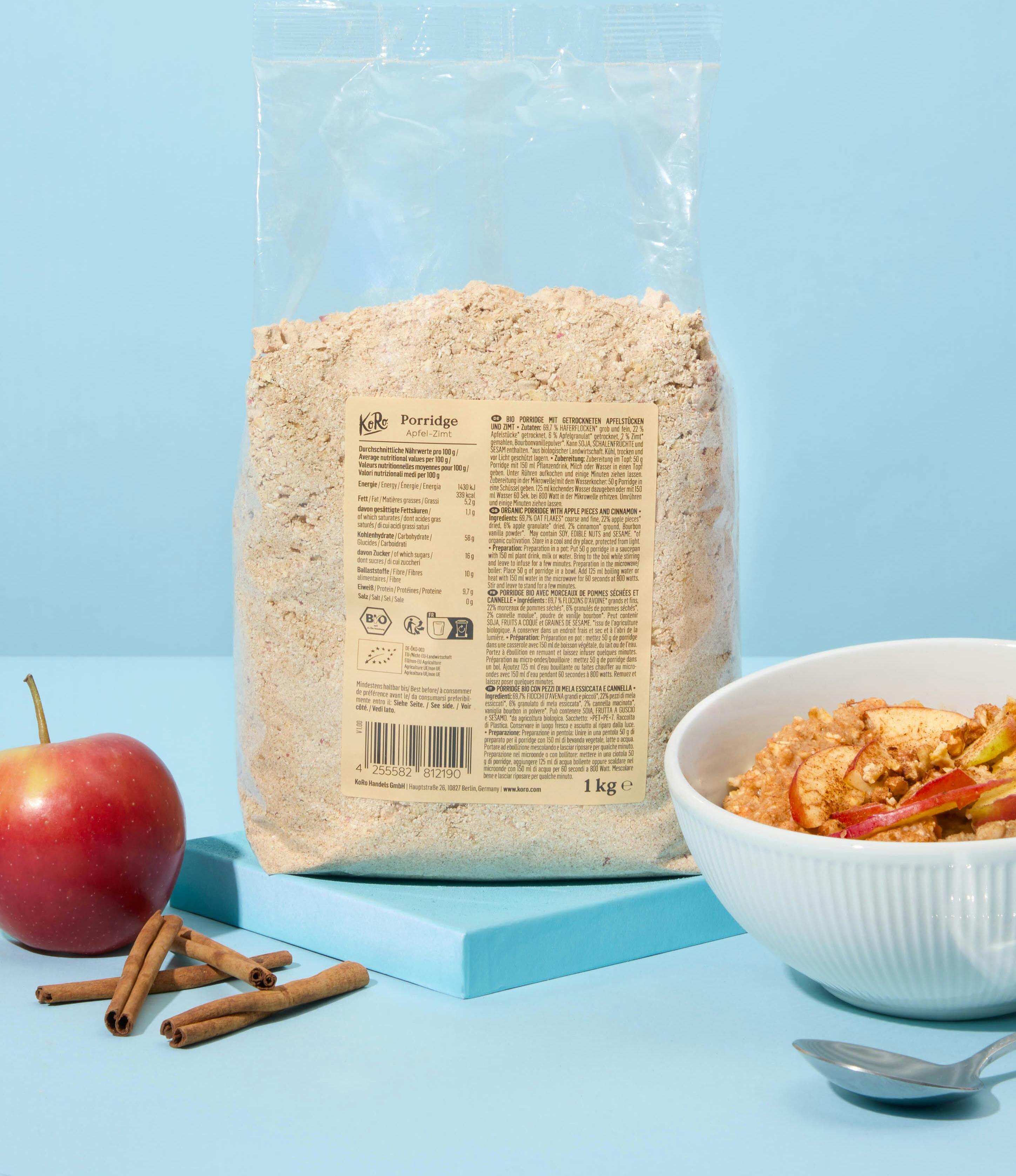 KoRo |Apfel-Zimt Porridge 1 kg
