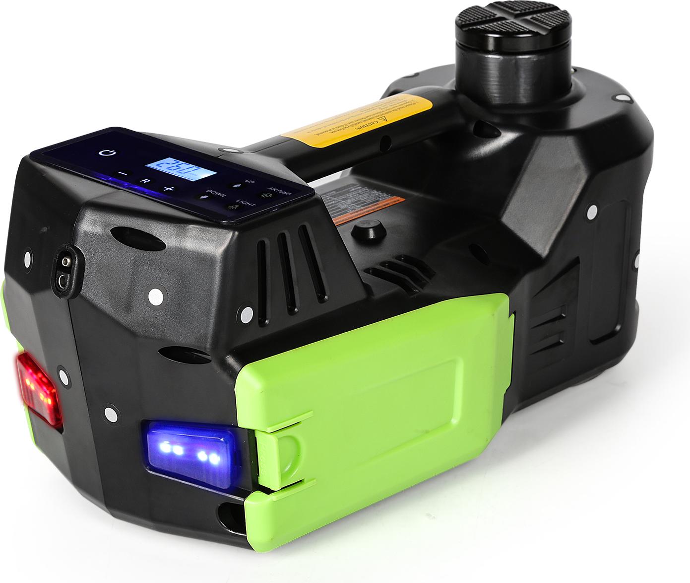 TWO TREES 4-in-1-Wagenheber-Set 12 V, 5 t, elektrischer Wagenheberständer für Limousinen, SUV, Wagenheber, hydraulischer Bodenheber