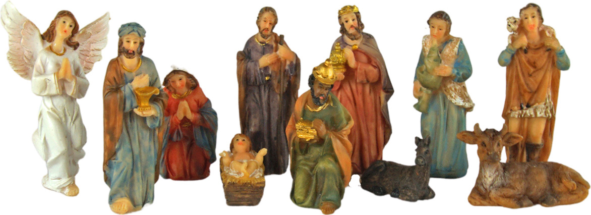 Roman 12479 - Statuetta per neonato, altezza 7,6 cm, Sean