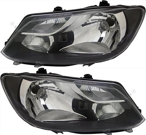 Tyc SET SCHEINWERFER Hauptscheinwerfer für VW CADDY III/LIFE (2K), 06.10-06.15
