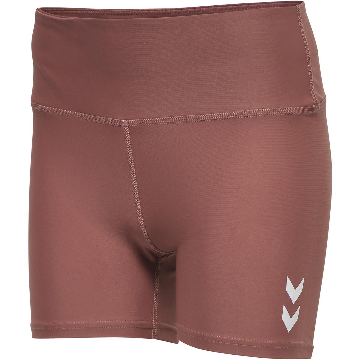 HUMMEL hmlTE TOLA HW TIGHT SHORTS, WITHERED ROSE, XL 213467-4494-XL