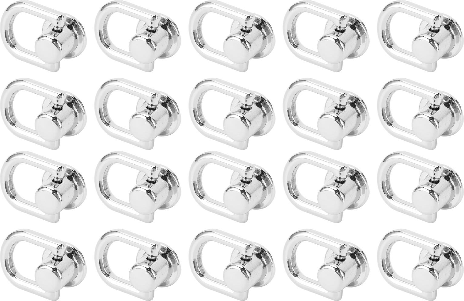 Gistuch 20pcs D Ring Nieten Metallschraube