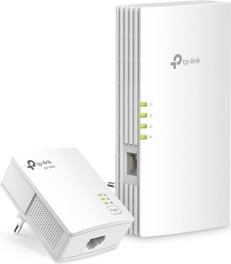 TP-LINK TL-WPA7817 KIT V1 - Powerline Adapterkit 1GbE, HomePlug AV (HPAV), HomePlug AV (HPAV) 2.0 - Wi-Fi 6