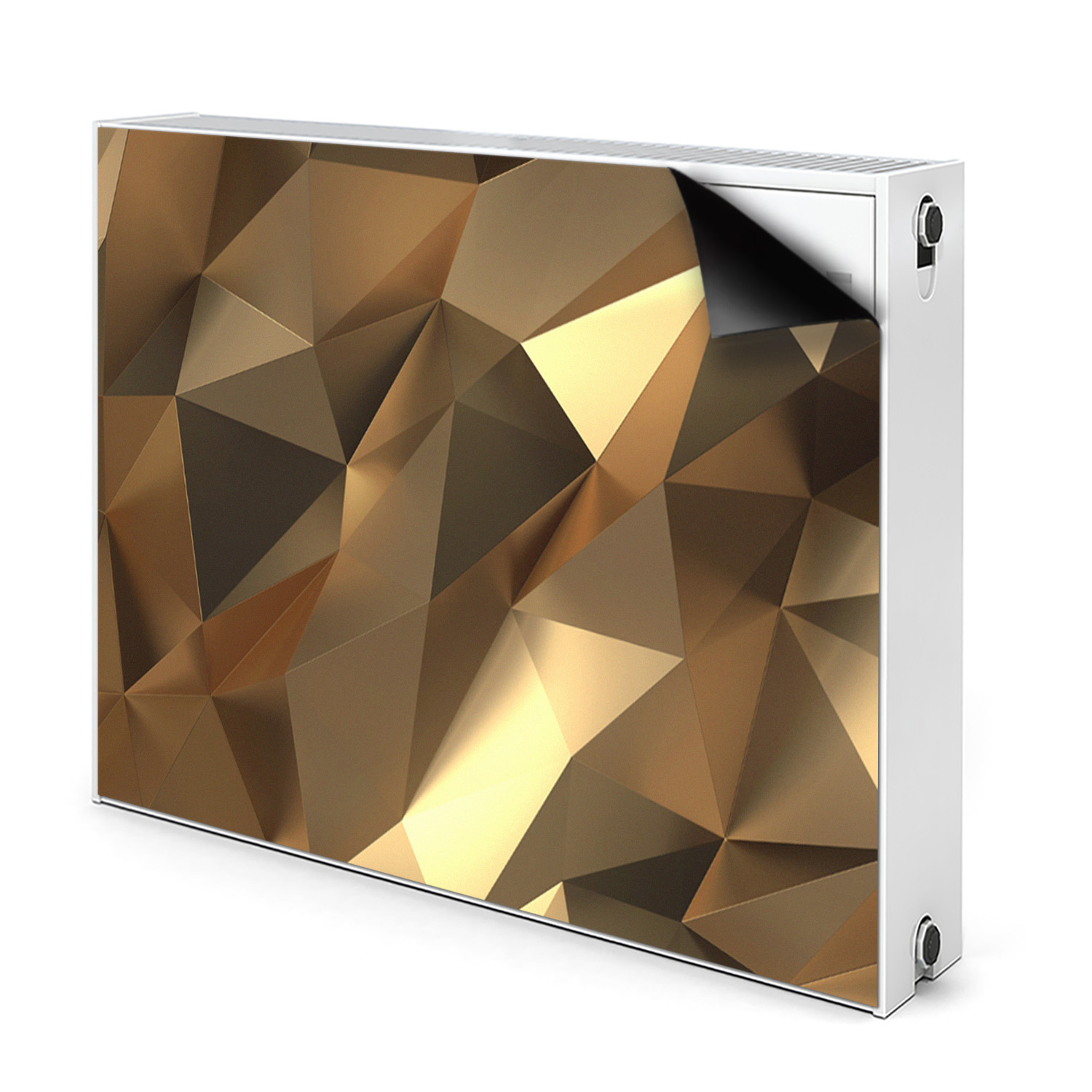 Kryt Radiátora - Magnetická fólia - Magnetická podložka - 80x60 cm - Zlatá fólia