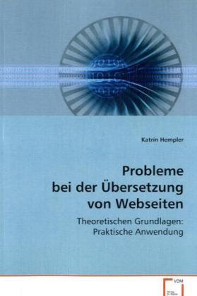 Sonstige Verlage Hempler Katrin: Probleme bei der Übersetzung von Webseiten