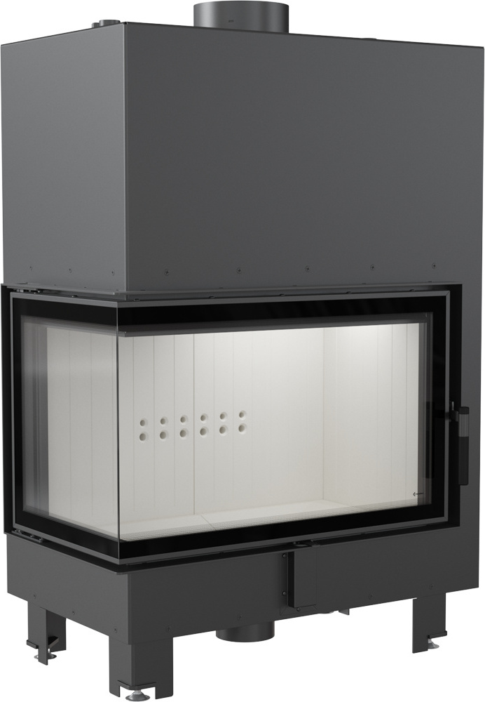 Krbový krb MBO vľavo, 15 kW Ø 200
