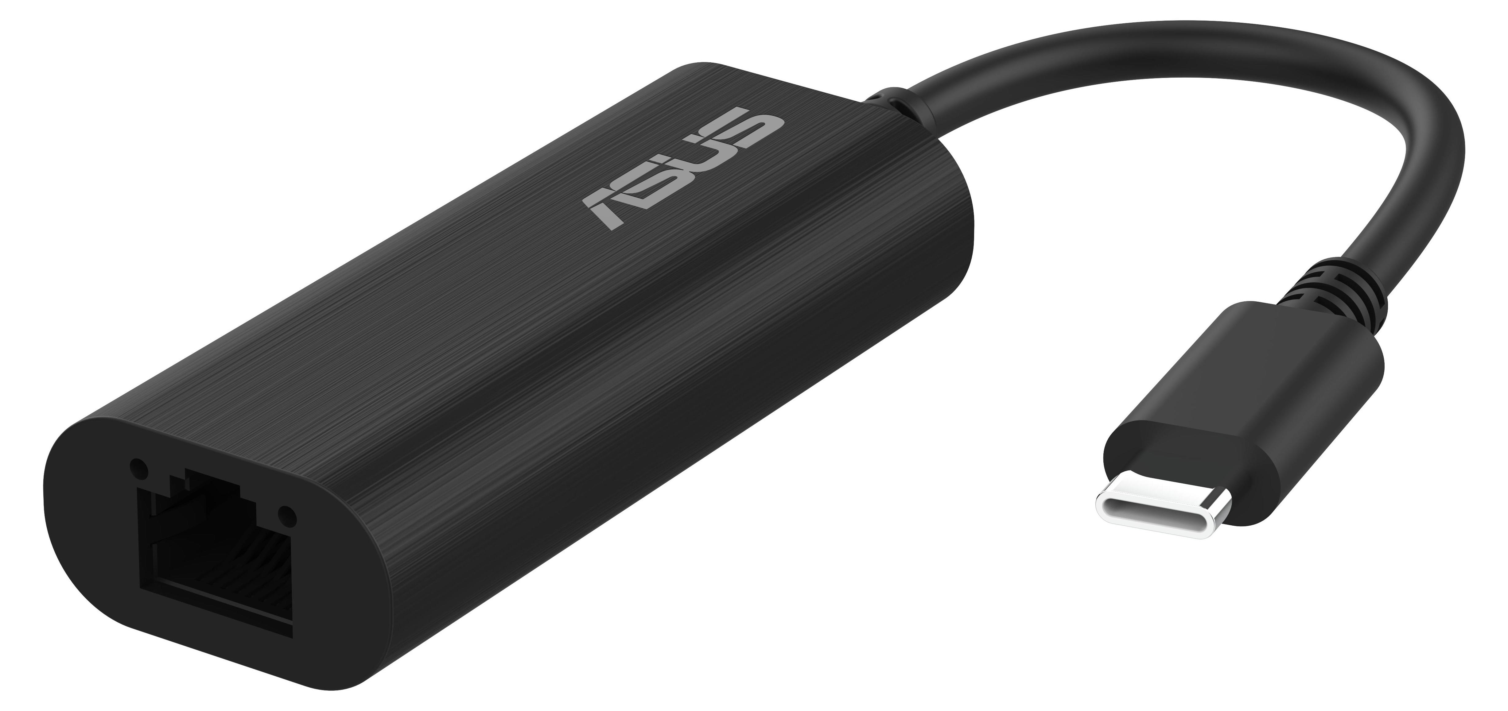 ASUS USB-C2500 V2, Kábel, USB, Ethernet, Čierna
