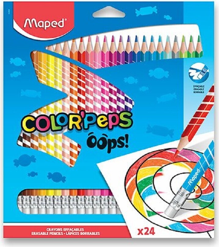 Trójkątny ołówek COLOR'PEPS wymazywalny | Kaufland.pl