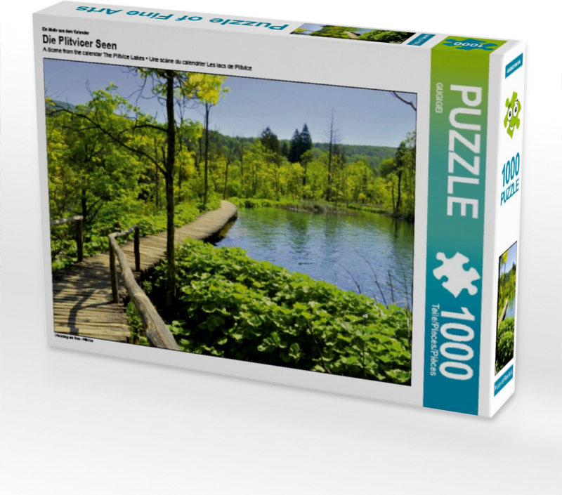 Calvendo Ein Motiv aus dem Kalender Die Plitvicer Seen 1000 Teile Puzzle quer 640x480mm, CALVENDO; 7297021