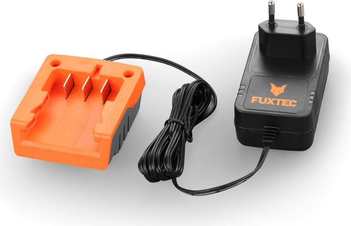 FUXTEC 20V Akku-Ladegerät, 1A Ausgangsstrom, für alle FUXTEC 20V Akkus FX-E1LG1A