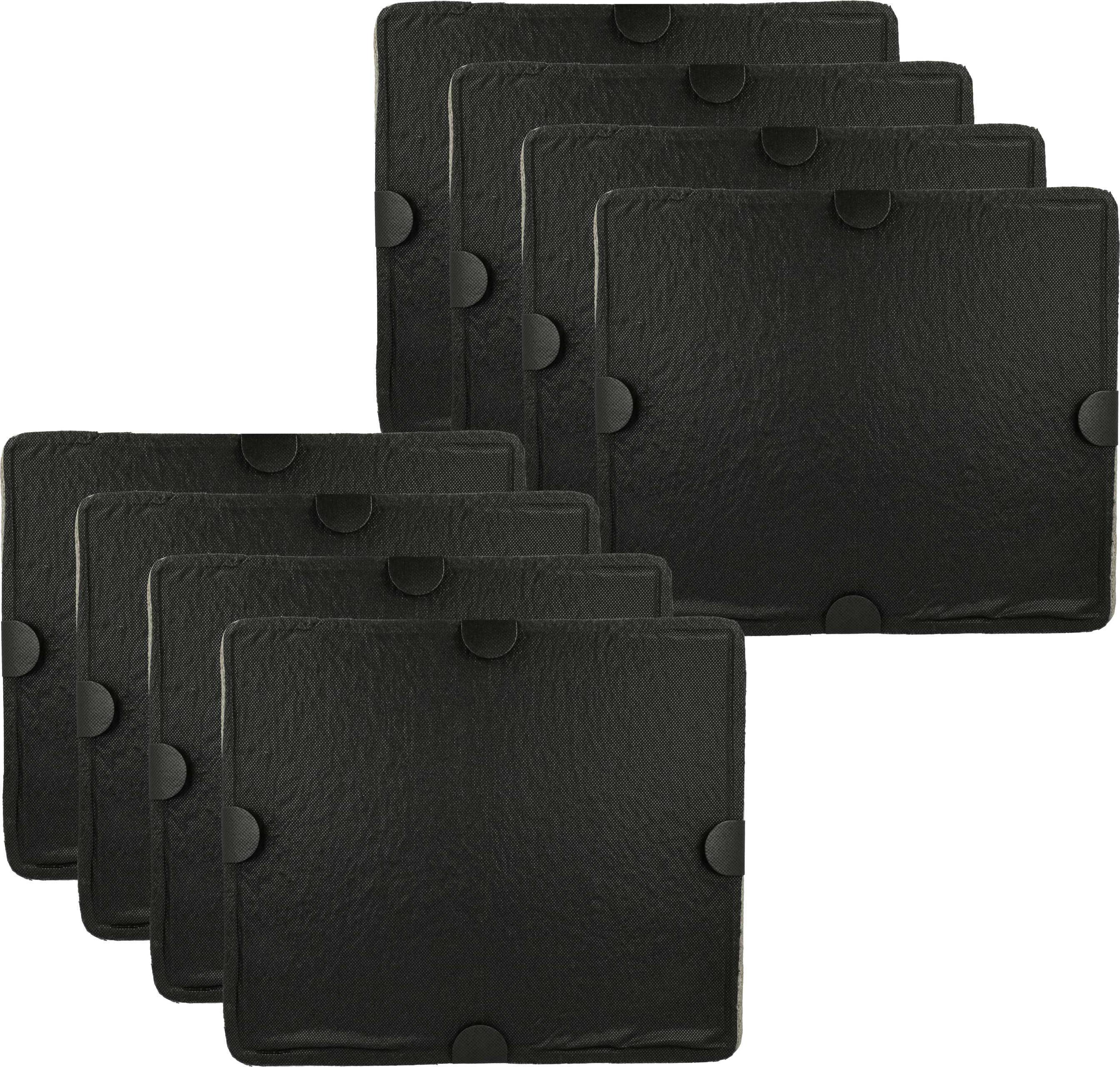 vhbw 8x Aktivkohlefilter kompatibel mit Miele Step, Puristic Plus, Puristic Varia, Puristic Duo, Puristic Eco Dunstabzugshaube - 29 x 24,5 x 2 cm 183155850-21
