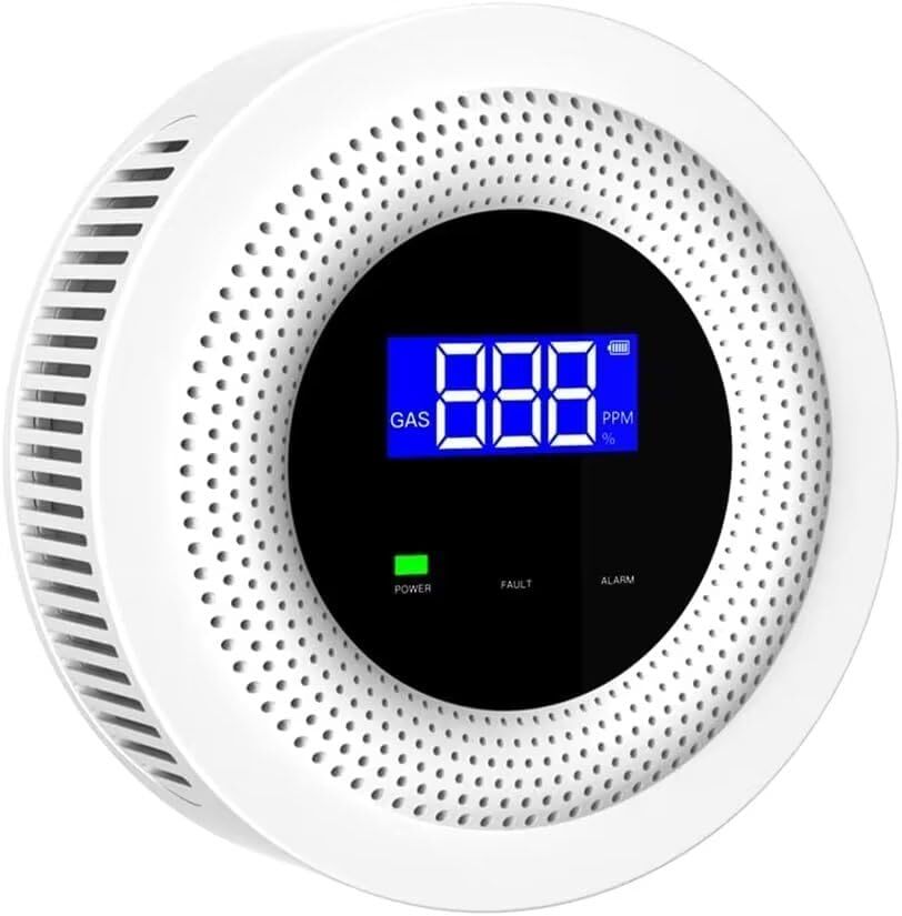 Produktbild von Gasdetektor WLAN CH4 – Tuya-kompatibel Mit Sirene & Alarm, Für Küche & Haus