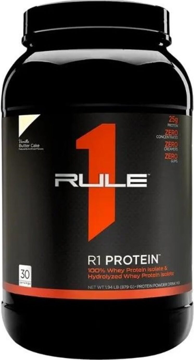 Rule One Rule1 R1 Protein Whey Isolate (2lbs) Vanilla Butter Cake - Eiweiße - Molkenprotein-Isolat RU0646
