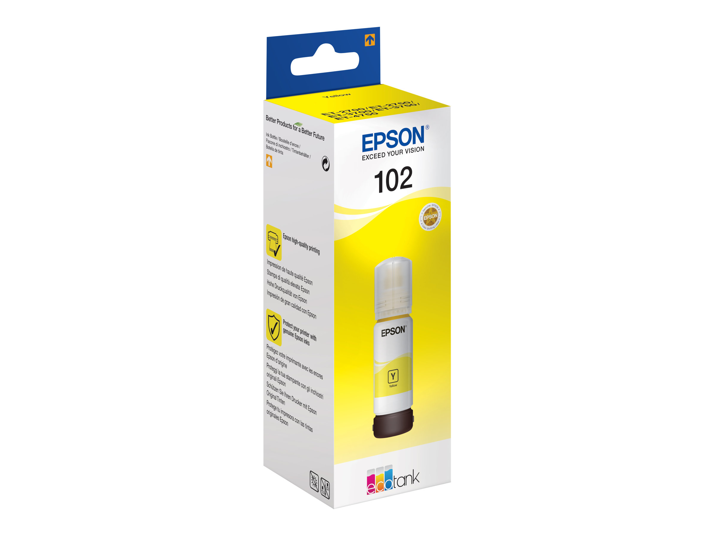 Atrament Epson 102 Yellow - originálny