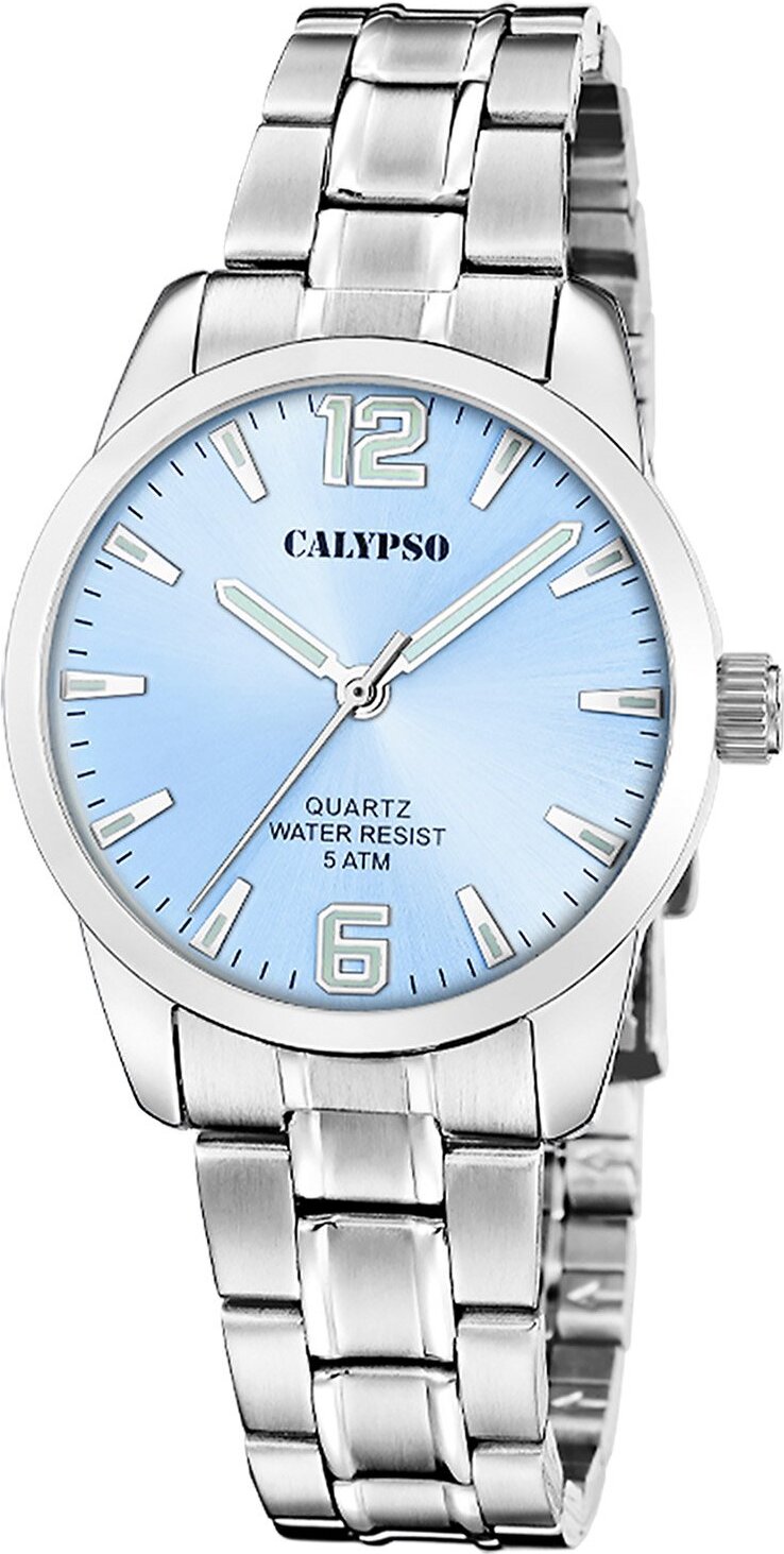 Dámske náramkové hodinky Calypso K5867/6 quartz oceľ/svetlomodrá