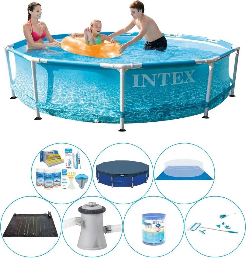 Bazénová súprava - Intex Kovový rám strana na pláž 305x76 cm