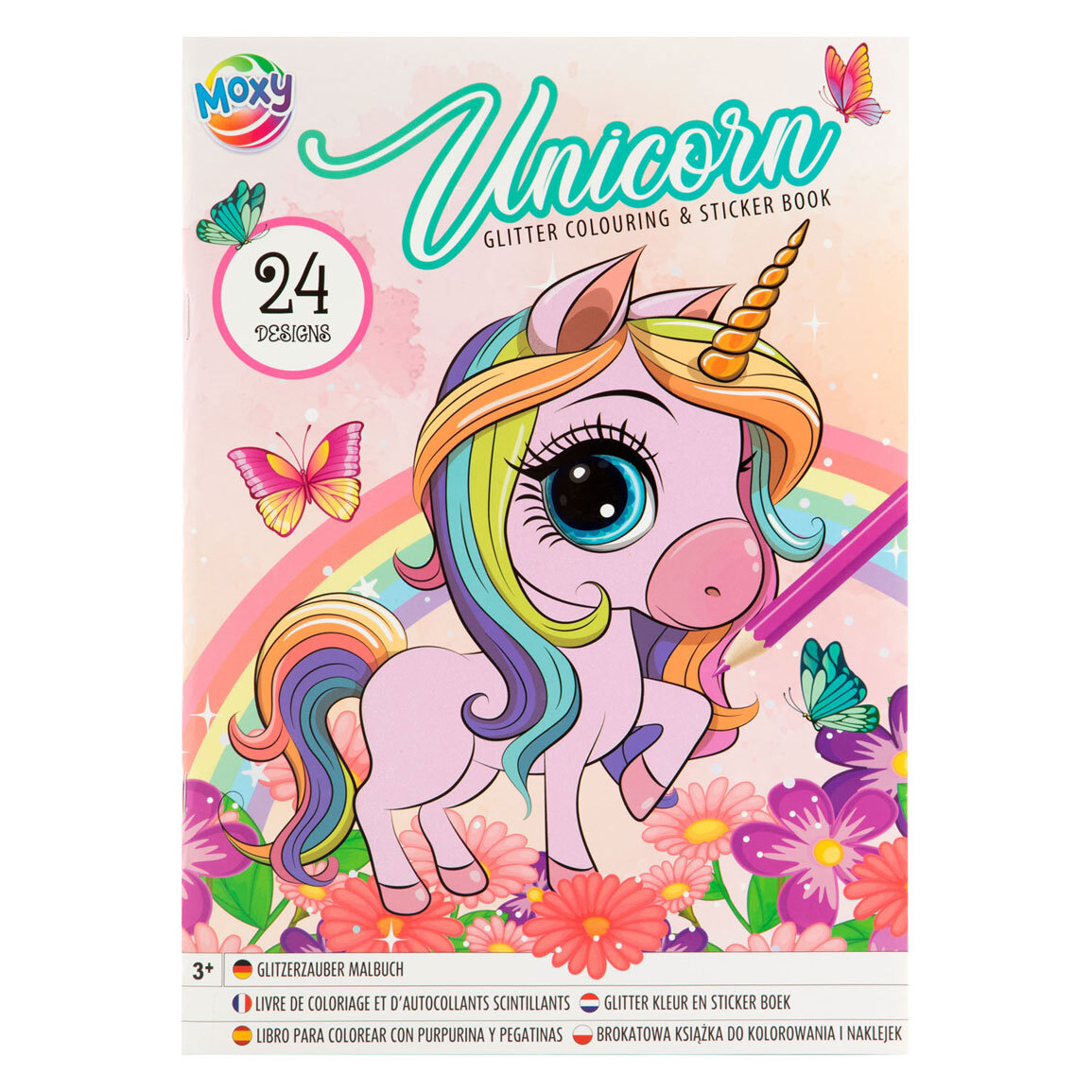 Creative Craft Lab Malbuch mit Glitzeraufklebern A4 150091