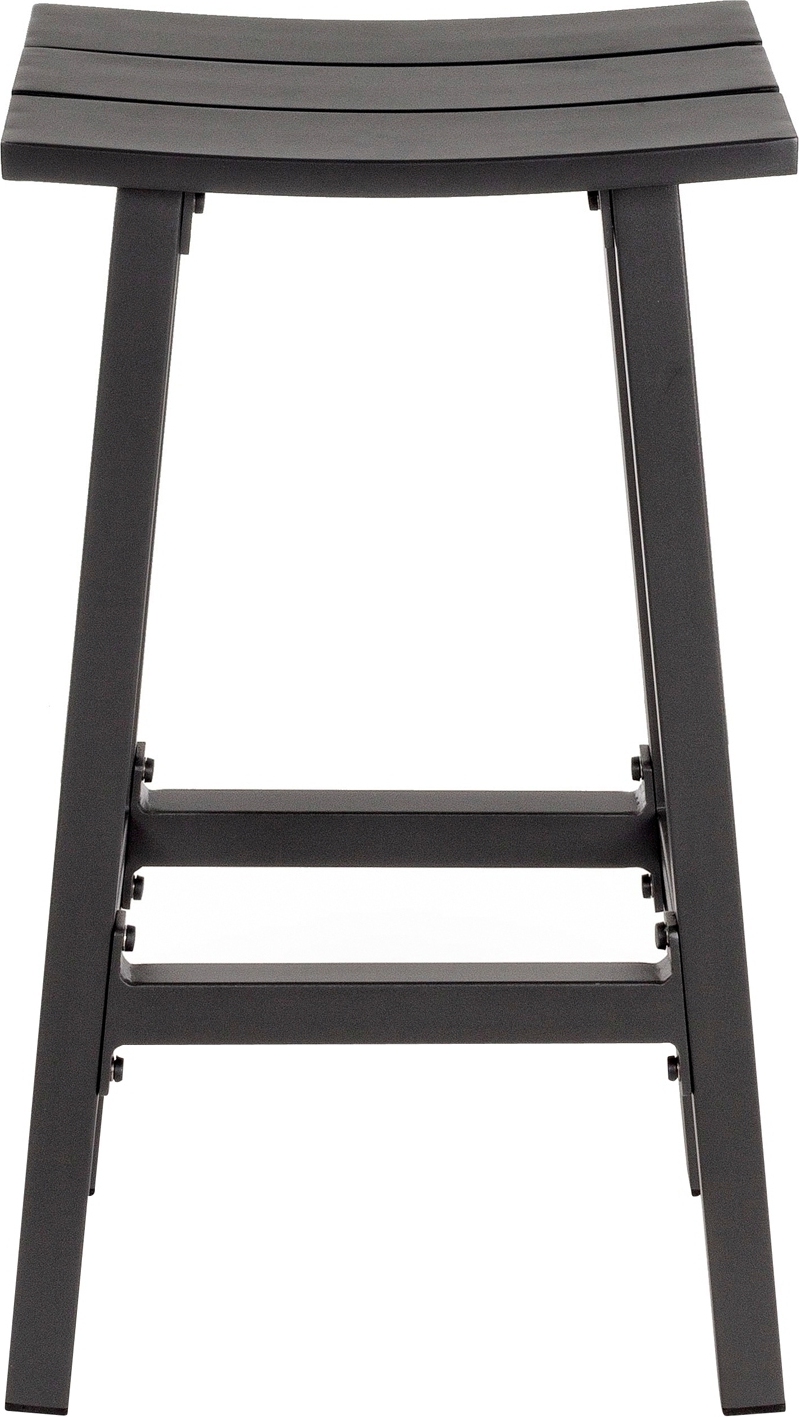Barhocker Skipper 41,8 x 31 x 71 cm Aluminium Anthrazit Hocker Sitz Neu