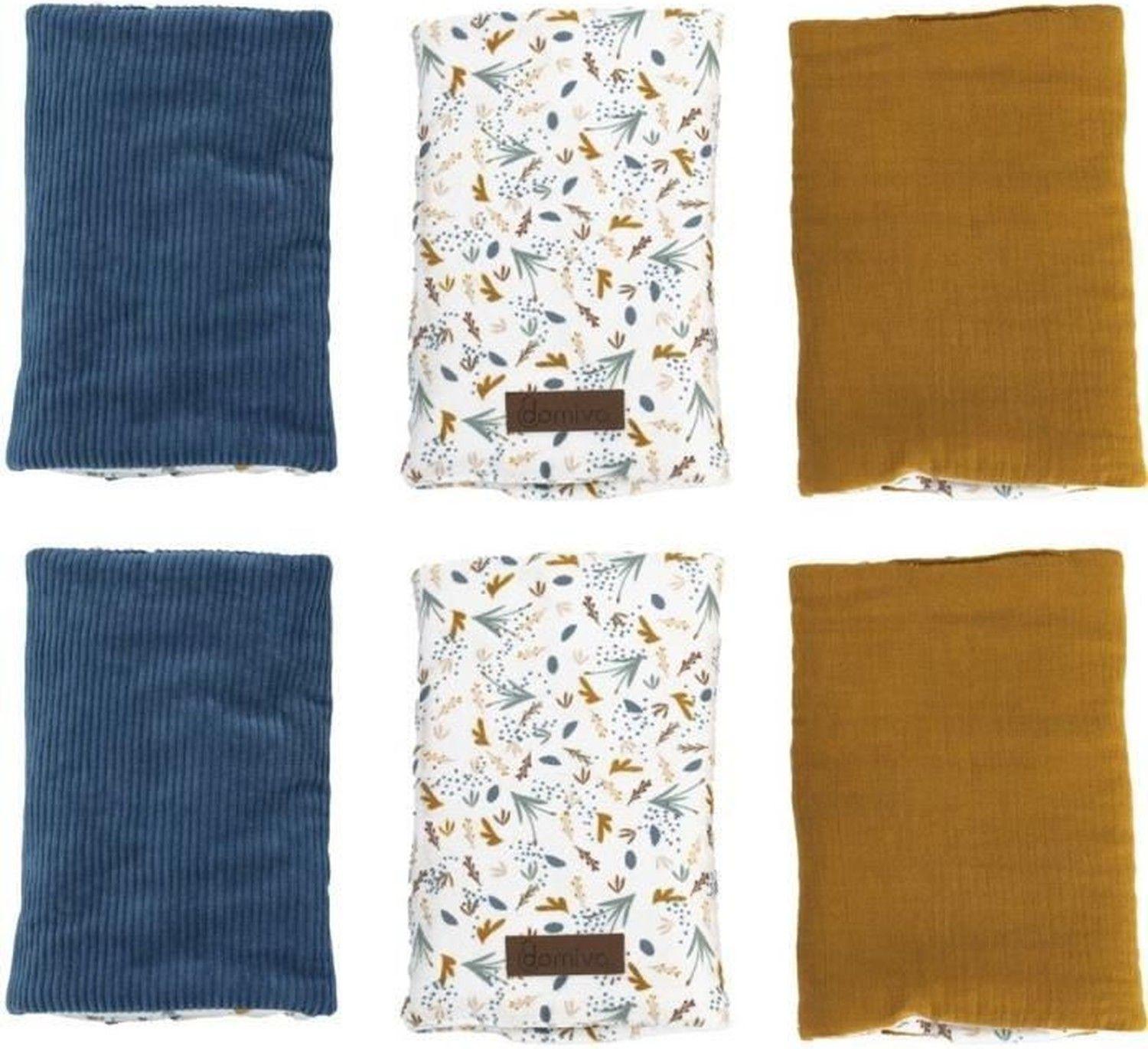 DOMIVA Bettumrandung „Au fil de l'eau“ – Modular – 6er-Pack – Ausgeklappt 40 x 25 cm / Zusammengeklappt 17,5 x 25 cm