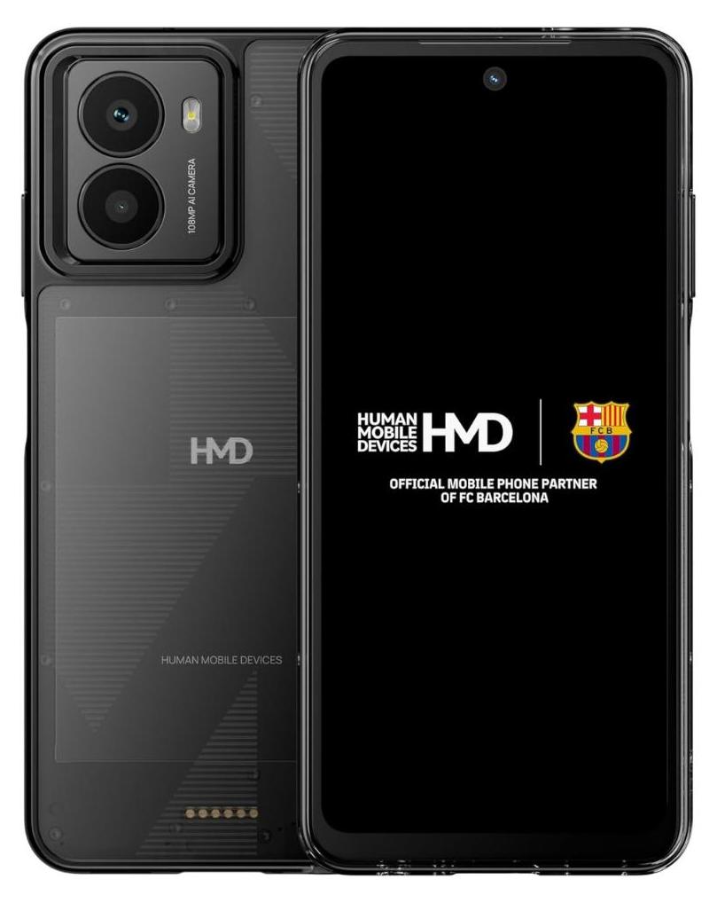 HMD Fusion, 16,7 cm (6.56"), 6 GB, 128 GB, 108 MP, Android 14, Čierna