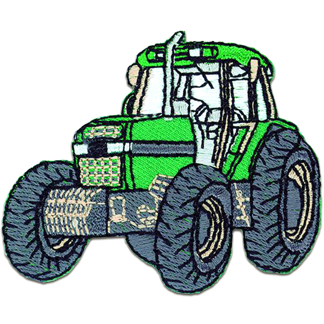bf73 Traktor Tractor Bulldog Aufnäher Bügelbild Applikation Kinder Fahrzeug Auto 