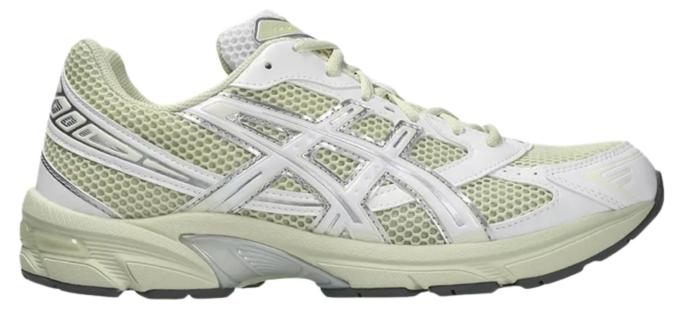 Asics Damen Sneaker aus Mesh, weiß, mit Gel-Dämpfungstechnologie, Größe 42.5