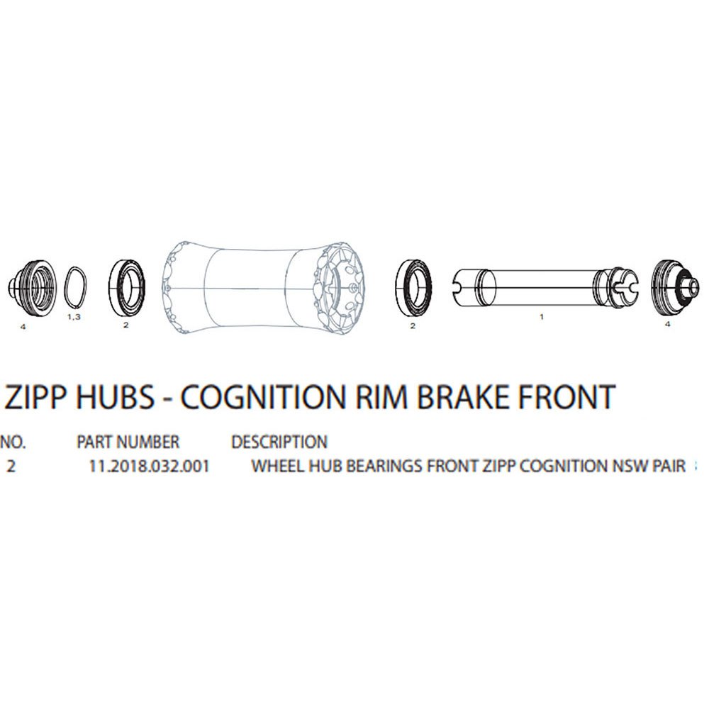 Zipp Left End Cap For Cognition Rear Hubs Black One Size 112.018.033.001