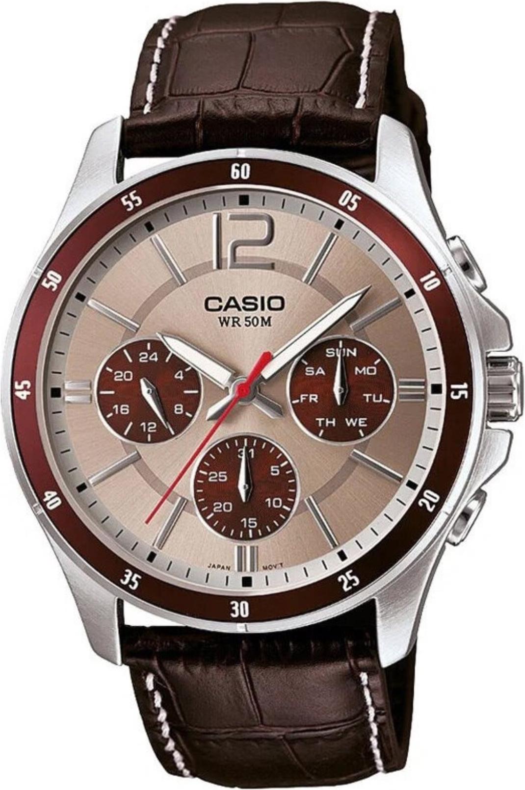 Herren Uhr Casio MTP-1374L-7A1 MTP1374L7A1VDF