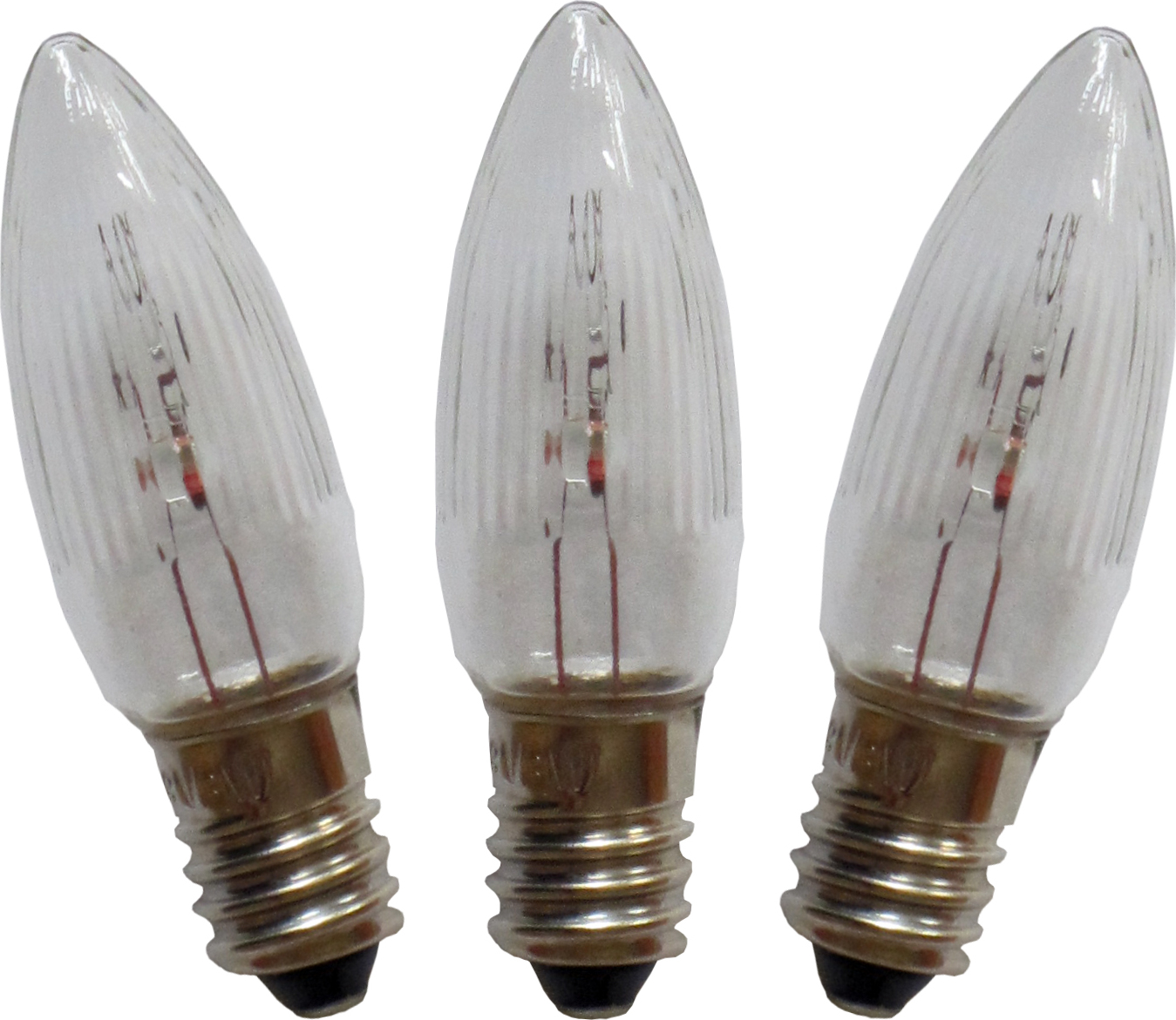 net-Sells 3 Stück Topkerze 8 V / 3 W f. AUSSEN - für 30 Brennstellen TKa-8V-3x